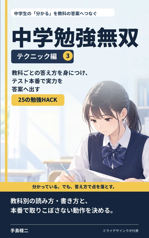 中学勉強無双 テクニック編3の表紙