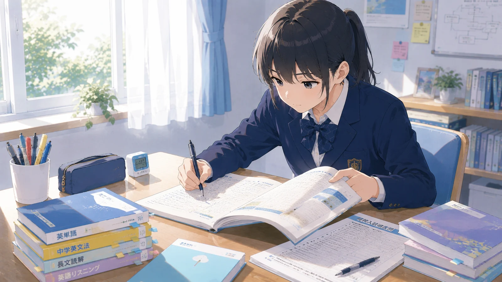 高校受験英語の勉強をどこから始めるか考えている中学3年生